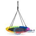 Huśtawka ogrodowa bocianie gniazdo 100cm ECOTOYS wielokolorowa ECOTOYS