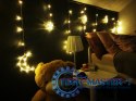 Lampki księżyce gwiazdki świąteczne światełka kurtyna 96LED MULTISTORE