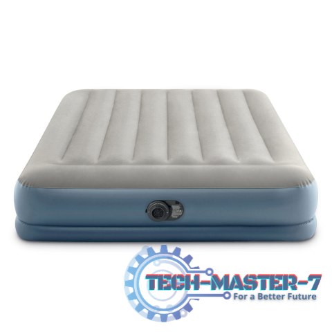 Materac dmuchany 203x152 cm do spania z pompką dwuosobowy INTEX 64118 INTEX Materac dmuchany 203x152 cm do spania z pompką dwuosobowy INTEX 64118 INTEX