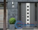 Skrzynka pocztowa listy gazety stal galwanizowana ModernHome