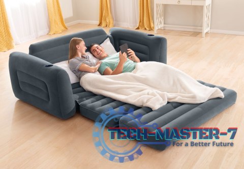 Sofa dmuchana rozkładana duże łóżko materac 2w1 INTEX 66552 INTEX Sofa dmuchana rozkładana duże łóżko materac 2w1 INTEX 66552 INTEX