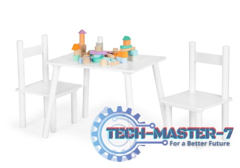 Stół stolik +2 krzesła meble dla dzieci komplet ECOTOYS ECOTOYS Stół stolik +2 krzesła meble dla dzieci komplet ECOTOYS ECOTOYS