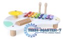 Stolik z instrumentami stół muzyczny cymbałki +18m ECOTOYS ECOTOYS