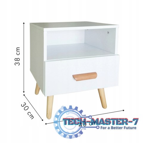Szafka nocna szuflada stolik nocny ModernHome ModernHome Szafka nocna szuflada stolik nocny ModernHome ModernHome
