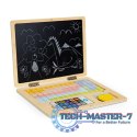 Tablica edukacyjna magnetyczna laptop litery cyfry ECOTOYS ECOTOYS