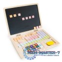 Tablica edukacyjna magnetyczna laptop litery cyfry ECOTOYS ECOTOYS