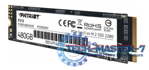Dysk SSD M.2 PATRIOT P310 PCIe m.2 SSD 480 GB P310 (M.2 2280″ /480 GB /PCIe Gen3 x4 /1700MB/s /1500MB/s) Dysk SSD M.2 PATRIOT P310 PCIe m.2 SSD 480 GB P310 (M.2 2280″ /480 GB /PCIe Gen3 x4 /1700MB/s /1500MB/s)