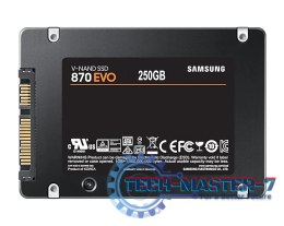 Dysk SSD SAMSUNG MZ-77E250B/EU 870 Evo (2.5″ /250 GB /SATA III (6 Gb/s) /560MB/s /530MB/s)