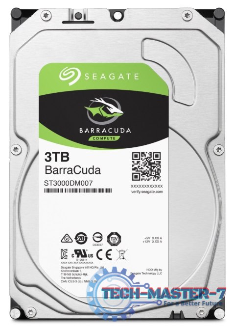 Dysk twardy SEAGATE Barracuda 3 TB 3.5" ST3000DM007