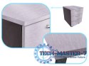 Folia okleina rolka aluminium imitująca metal metalic szczotkowana szara 1,52x30m