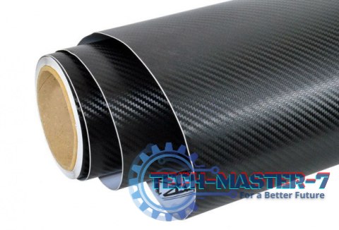 Folia rolka carbon 3D czarna 1,52x30m Folia rolka carbon 3D czarna 1,52x30m