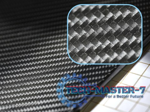 Folia rolka carbon 5D czarna 1,52x18m Folia rolka carbon 5D czarna 1,52x18m