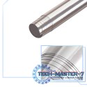 Folia rolka lustrzana lustro chrom srebrna 1,52x18m