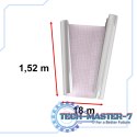 Folia rolka lustrzana lustro chrom srebrna 1,52x18m