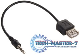 Kabel USB MACLEAN miniJack 3.5 mm 0.23