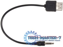 Kabel USB MACLEAN miniJack 3.5 mm 0.23