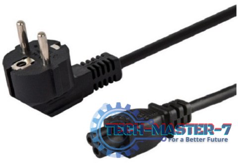 Kabel zasilający ELMAK Wtyczka hybrydowa C/E/F 1.2m. SAVIO CL-67Z