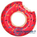 Kółko do pływania koło dmuchane Donut różowe 50cm max 20kg 3-6lat