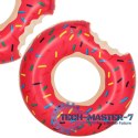 Kółko do pływania koło dmuchane Donut różowe 50cm max 20kg 3-6lat