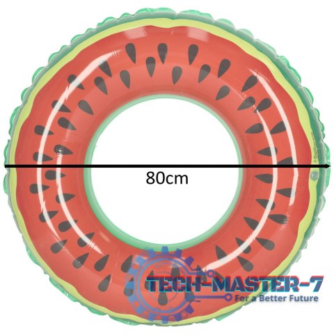 Kółko do pływania koło dmuchane arbuz 80cm max 60kg