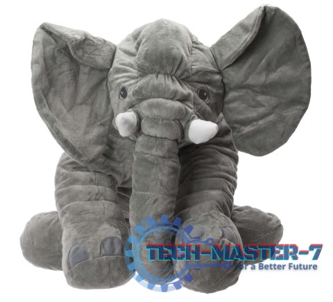 Maskotka pluszowa przytulanka pluszak słoń słonik miękki szary duży 60cm Maskotka pluszowa przytulanka pluszak słoń słonik miękki szary duży 60cm