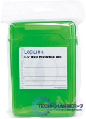 Pudełko ochronne do HDD 3.5', zielone