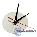 Zegar Ścienny naklejany DIY 3D regulowany rzymski srebrny 130cm