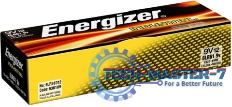 Baterie ENERGIZER Alkaliczna 9V 12 szt. 636109 Baterie ENERGIZER Alkaliczna 9V 12 szt. 636109