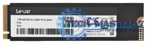 Dysk SSD M.2 LEXAR NM790 1TB M.2 PCIe NVMe 790 (M.2 2280″ /1 TB /PCIe NVMe /7400MB/s /6500MB/s) Dysk SSD M.2 LEXAR NM790 1TB M.2 PCIe NVMe 790 (M.2 2280″ /1 TB /PCIe NVMe /7400MB/s /6500MB/s)