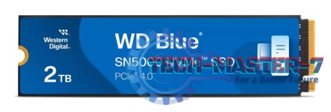 Dysk SSD WD Blue SN5000 2 TB Blue (M.2 2280″ /2 TB /PCI Express 4.0 /5150MB/s /4850MB/s)
