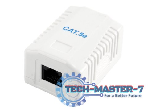 Gniazdo sieciowe CAT5E UTP single port