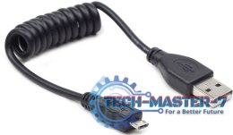 Kabel USB GEMBIRD microUSB 2.0 typ B (wtyk) 0.6