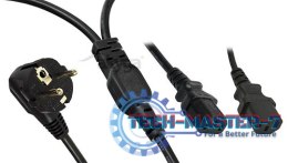Kabel zasilający AKYGA Standardowy 1.5m. AK-PC-04A