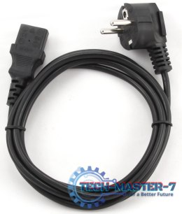 Kabel zasilający GEMBIRD Schuko - IEC320 C13 1.8m. PC-186