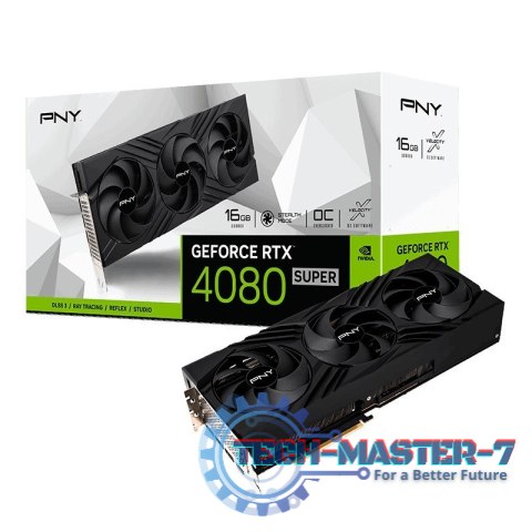 Karta graficzna PNY GeForce RTX 4080 SUPER 16GB VERTO OC TR (VCG4080S16TFXPB1-O) Karta graficzna PNY GeForce RTX 4080 SUPER 16GB VERTO OC TR (VCG4080S16TFXPB1-O)