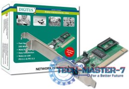 Karta sieciowa przewodowa DIGITUS DN-1001J