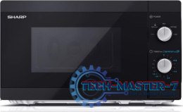 Kuchenka mikrofalowa wolnostojąca SHARP YC-MS01E-B (800W /20L /Czarny)