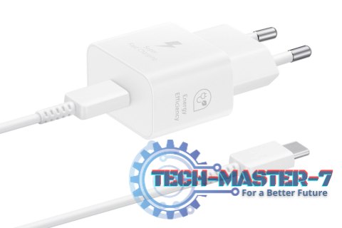 Ładowarka Samsung Power Adapter 25W USB-C Fast Charge 1m White Ładowarka Samsung Power Adapter 25W USB-C Fast Charge 1m White