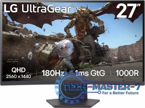 Monitor LG 27GS60QC-B (27" /VA /180Hz /2560 x 1440 /Czarny)