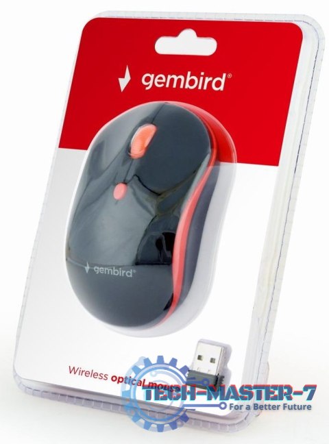 Mysz Bezprzewodowa GEMBIRD MUSW-4B-03-R Mysz Bezprzewodowa GEMBIRD MUSW-4B-03-R