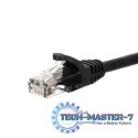 NETRACK RJ45 - RJ45 6 UTP 0.5 m Czarny 0.5 Patchcord