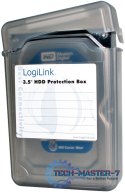 Pudełko ochronne do HDD 3.5' czarne