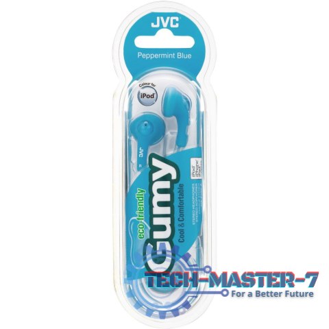 Słuchawki Douszne JVC Gumy Niebieski (1m /3.5 mm (niklowany) wtyk/Niebieski) Słuchawki Douszne JVC Gumy Niebieski (1m /3.5 mm (niklowany) wtyk/Niebieski)