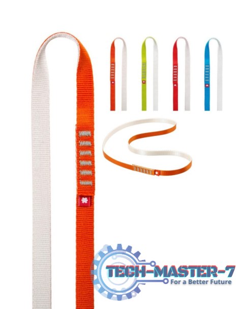 Taśma wspinaczkowa Ocun O-Sling ECO-PES 16 mm 60 cm pomarańczowa (orange)