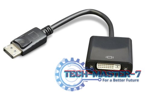 Adapter GEMBIRD DisplayPort - DVI Czarny Displayport - DVI A-DPM-DVIF-002