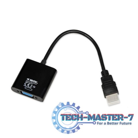 Adapter IBOX IAHV01 Czarny HDMI - VGA IAHV01 Adapter IBOX IAHV01 Czarny HDMI - VGA IAHV01