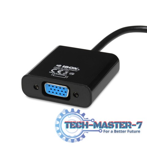 Adapter IBOX IAHV01 Czarny HDMI - VGA IAHV01 Adapter IBOX IAHV01 Czarny HDMI - VGA IAHV01