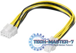 Kabel AKYGA Kabel zasilający P4 4 pin F do P8 4+4pin M AK-CA-10