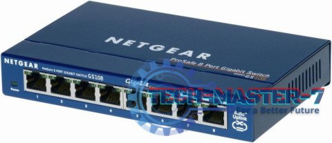 Przełącznik NETGEAR GS108GE (8x 1 GbE ) Przełącznik NETGEAR GS108GE (8x 1 GbE )