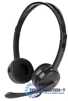 Słuchawki z mikrofonem Na głowę NATEC NSL-1295 (2m /2x 3.5 mm wtyk/Czarny)